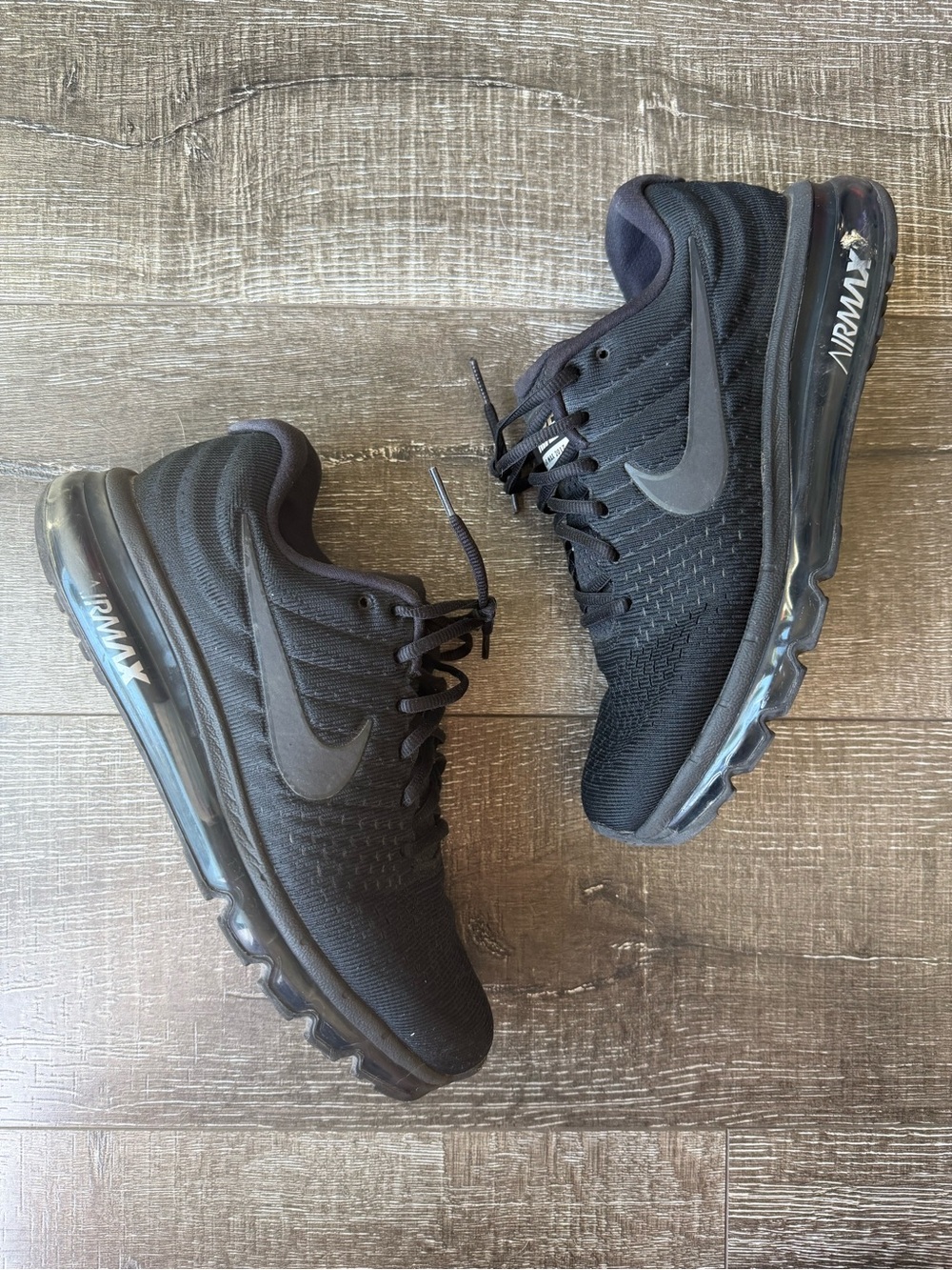 Nike Air Max Sequent 3 Black Running Shoes - Men's Size 8.5